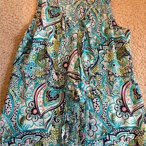 Lilly Pulitzer Multicolor Paisley Tank Top